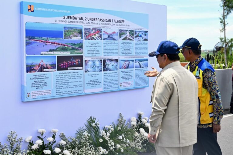 Presiden Prabowo Resmikan 4 Infrastruktur, Hadirkan Dampak Nyata bagi Mobilitas Publik